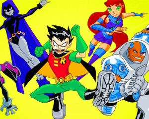 Teen Titans Diamond Painting