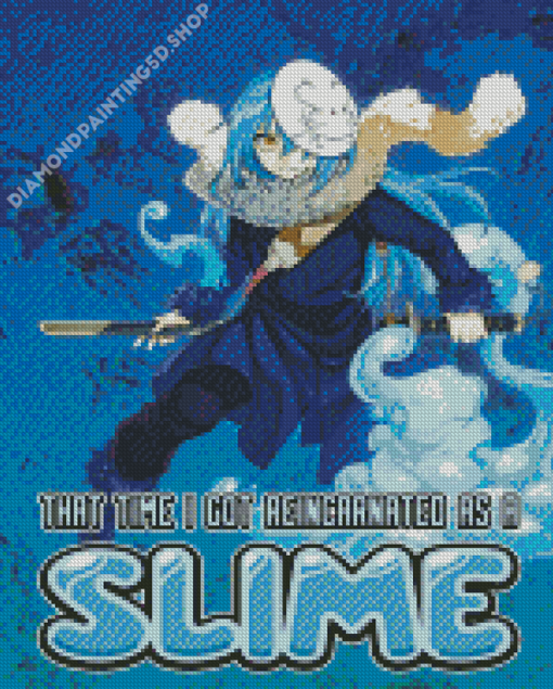 That Time I Got Reincarnated As A Slime Anime Poster Diamond Painting