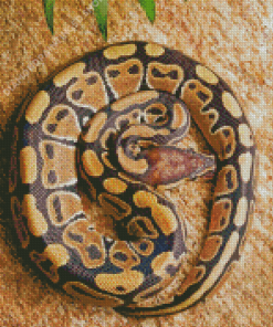 The Ball Python Snake Diamond Painting