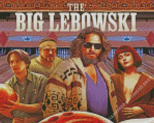 The Big Lebowski Characters Diamond Painting