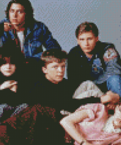 The Breakfast Club Movie Characters Diamond Painting