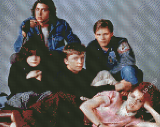 The Breakfast Club Movie Characters Diamond Painting