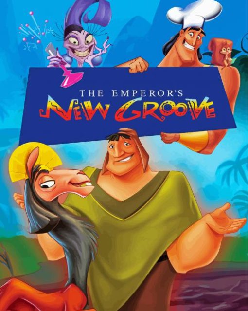 The Emperors New Groove Poster Diamond Painting