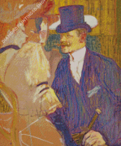 The Englishman At The Moulin Rouge Toulouse Diamond Painting