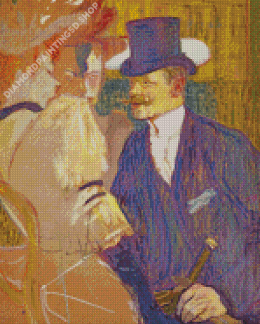 The Englishman At The Moulin Rouge Toulouse Diamond Painting