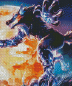 The Fenrir Wolf Diamond Painting