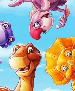 The Land Before Time Characters Diamond Painting