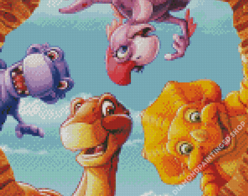 The Land Before Time Characters Diamond Painting