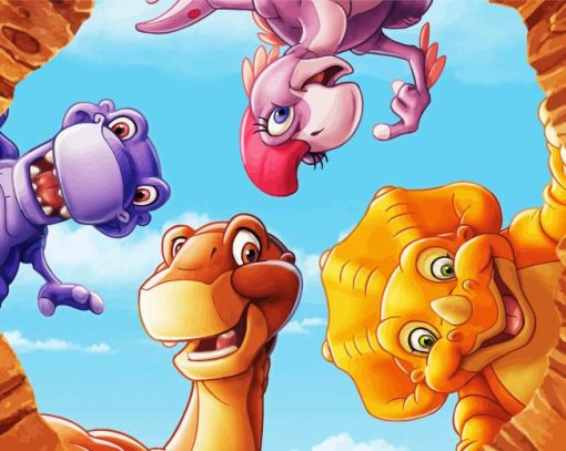 The Land Before Time Characters Diamond Painting