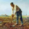 The Man With The Hoe By Millet Diamond Painting