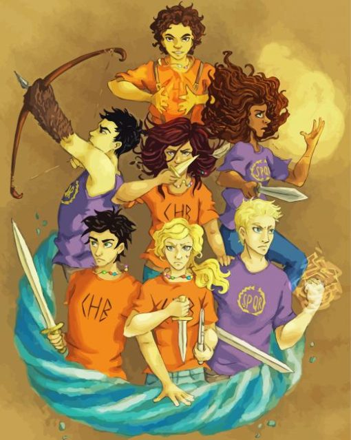 The Seven Percy Jackson Diamond Painting