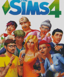 The Sims Game Diamond Painting