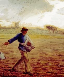 The Sower By Millet Diamond Painting