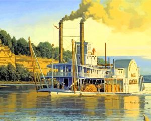 The Steamboat Diamond Painting