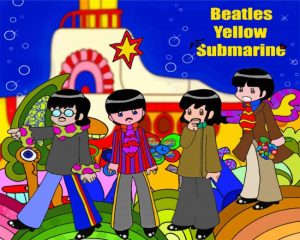 The Beatles Yellow Submarine Poster Diamond Painting