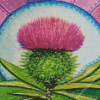 Thistle Art Diamond Painting