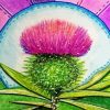 Thistle Art Diamond Painting