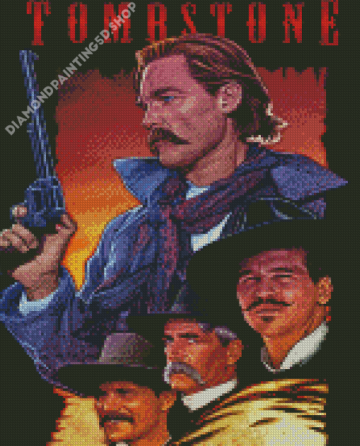 Tombstone Movie Poster Diamond Painting