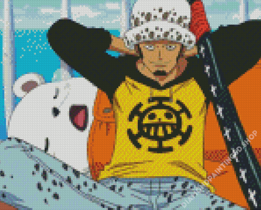 Trafalgar D Water Law Diamond Painting