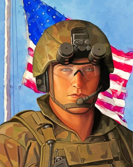 United States Army Rangers Poster Art Diamond Painting