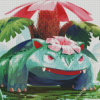 Venusaur Pokemon Animation Diamond Painting