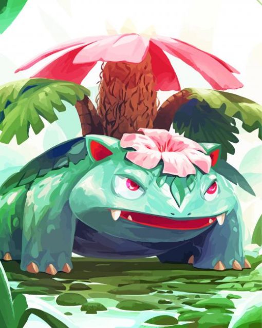 Venusaur Pokemon Animation Diamond Painting