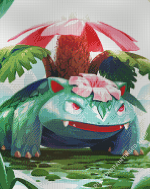 Venusaur Pokemon Animation Diamond Painting