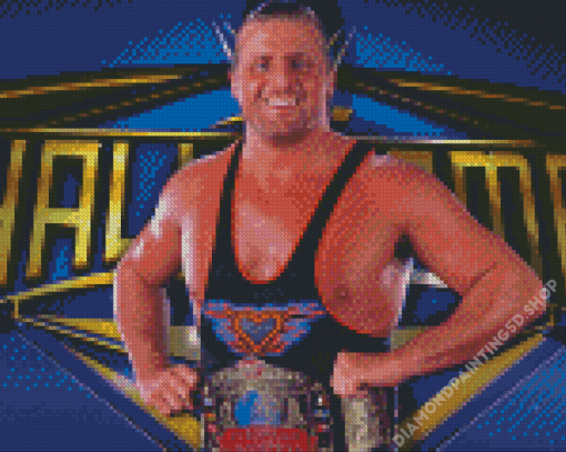 WWE Owen Hart Diamond Painting