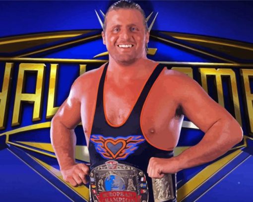 WWE Owen Hart Diamond Painting