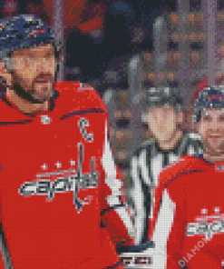 Washington Capitals Ice Hockey Team Players Diamond Painting