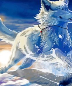 White Wolf Animal Diamond Painting