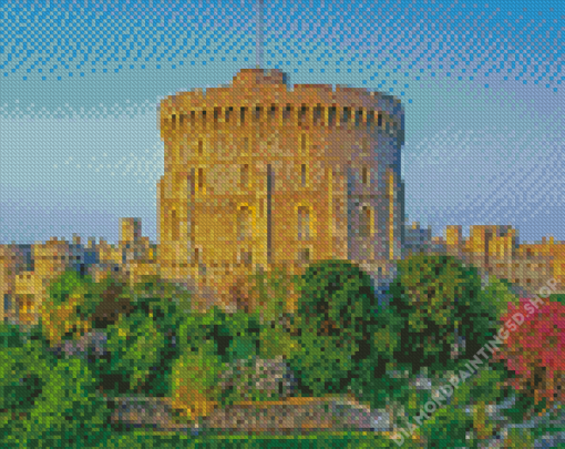 Windsor Castle England Diamond Painting