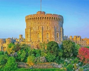 Windsor Castle England Diamond Painting