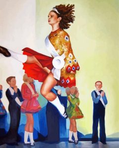 Woman Irish Dancer Diamond Painting