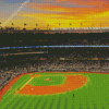 Yankee Stadium Sunset Diamond Painting