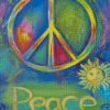 Abstract Peace Symbol Diamond Painting