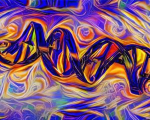 Abstract DNA Art Diamond Painting