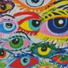 Abstract Eyes Diamond Painting