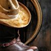 Aesthetic Cowboy Hat Diamond Painting