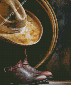Aesthetic Cowboy Hat Diamond Painting