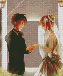 Aesthetic Anime Wedding Diamond Painting