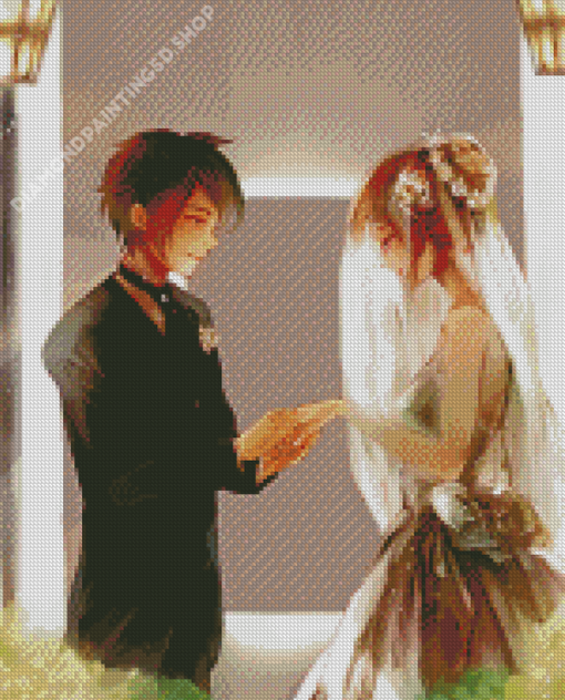 Aesthetic Anime Wedding Diamond Painting