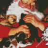 Aesthetic Claus Santa Animals Diamond Painting