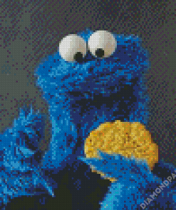 Aesthetic Cookie Monster Diamond Painting