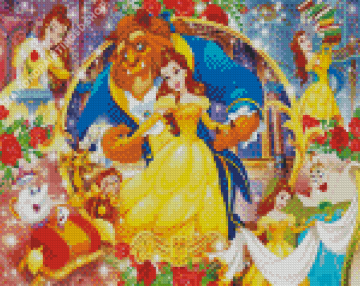 Aesthetic Disney Beauty Diamond Painting