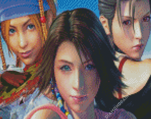 Aesthetic Final Fantasy Characters Diamond Paintings