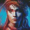 Aesthetic Gypsy Girl Diamond Painting