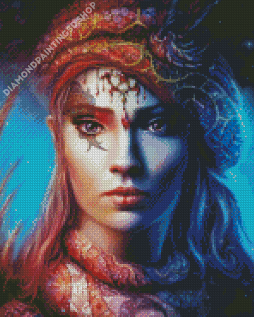 Aesthetic Gypsy Girl Diamond Painting