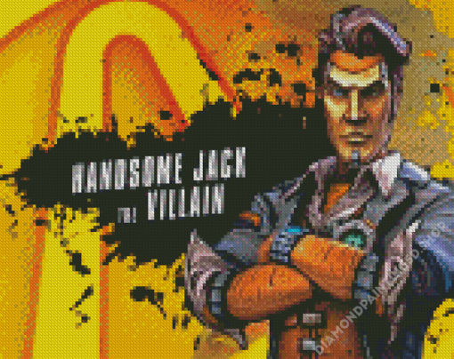 Aesthetic Handsome Jack Diamond Painting