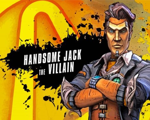 Aesthetic Handsome Jack Diamond Painting